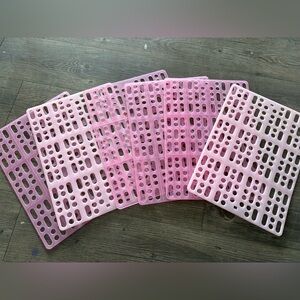6 PIECE FLOOR MATS FOR SMALL ANIMAL CAGES